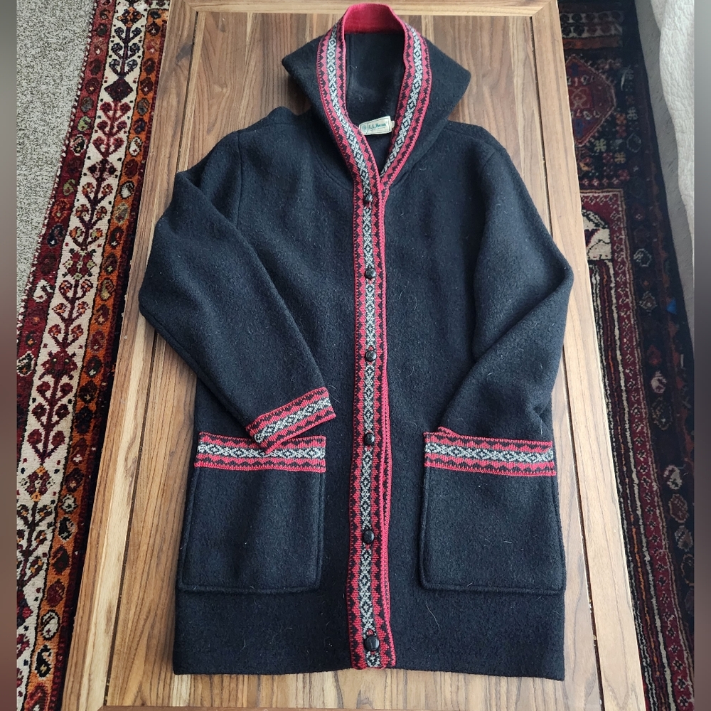 L.L. Bean Wool Coat S